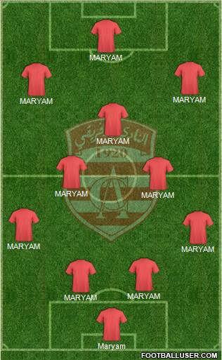 Club Africain Tunis Formation 2016