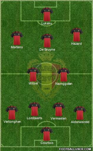 Belgium Formation 2016