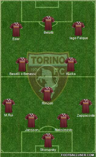 Torino Formation 2016