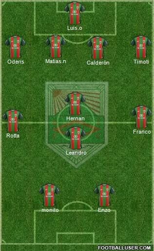 Rampla Juniors Fútbol Club Formation 2016
