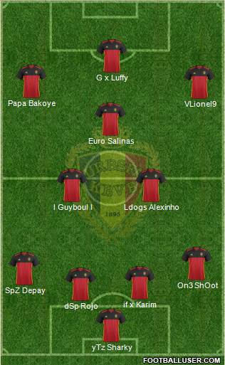 Belgium Formation 2016