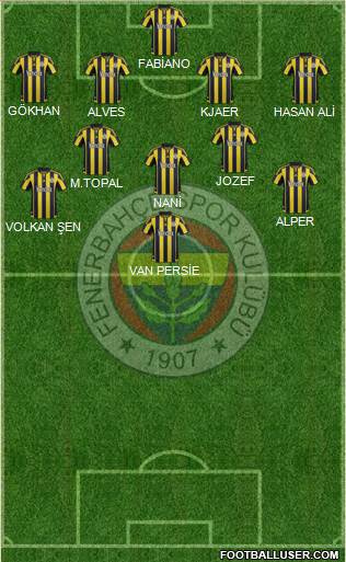 Fenerbahçe SK Formation 2016