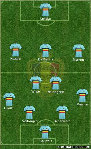 Belgium Formation 2016