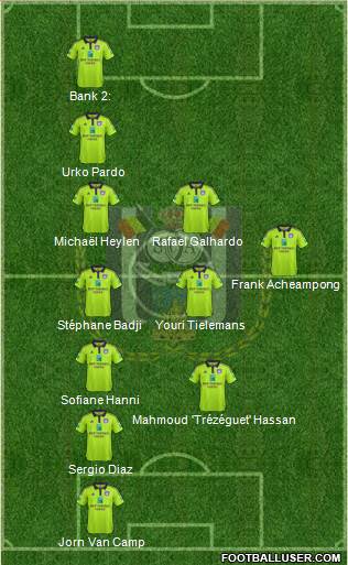 RSC Anderlecht Formation 2016
