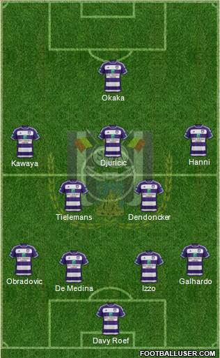 RSC Anderlecht Formation 2016