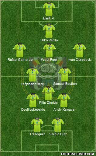 RSC Anderlecht Formation 2016