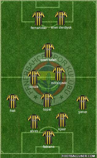 Fenerbahçe SK Formation 2016
