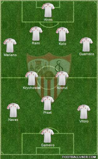 Sevilla F.C., S.A.D. Formation 2016