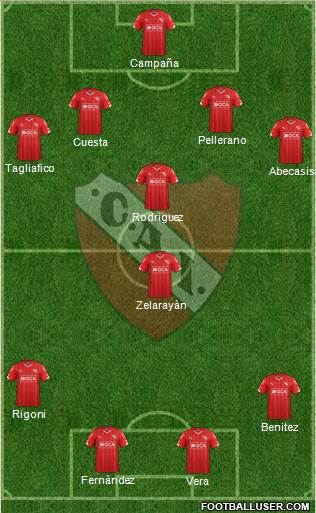 Independiente Formation 2016
