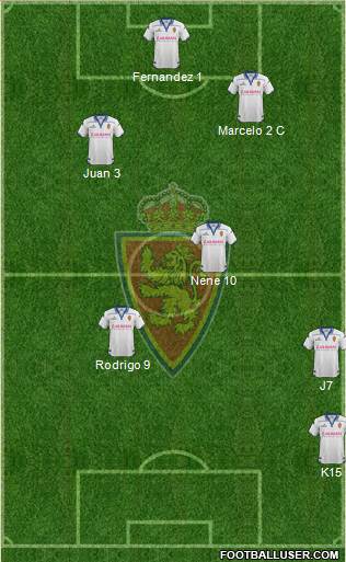 R. Zaragoza S.A.D. Formation 2016
