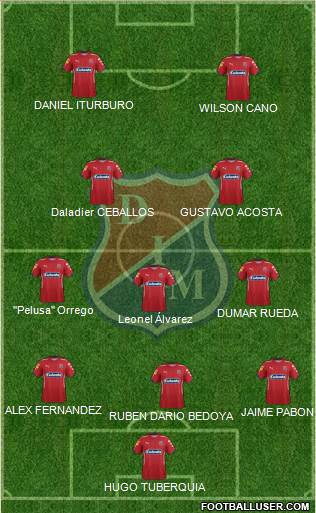 CD Independiente Medellín Formation 2016