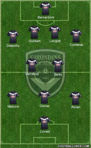 FC Girondins de Bordeaux Formation 2016