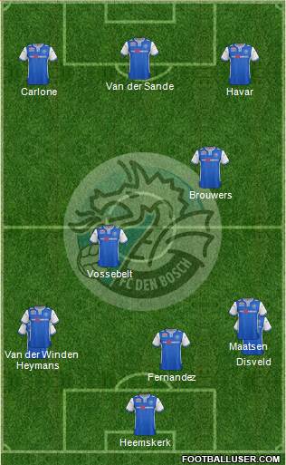 FC Den Bosch Formation 2016