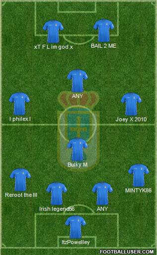 Real Oviedo S.A.D. Formation 2016