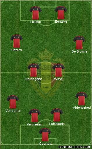 Belgium Formation 2016
