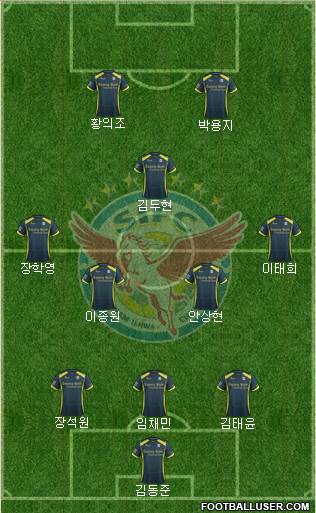 Seongnam Ilhwa Chunma Formation 2016