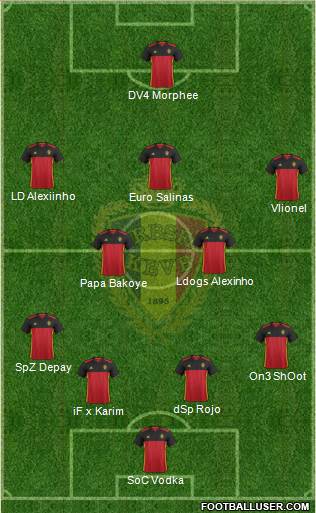 Belgium Formation 2016