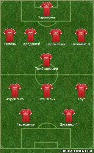 Manchester United Formation 2016