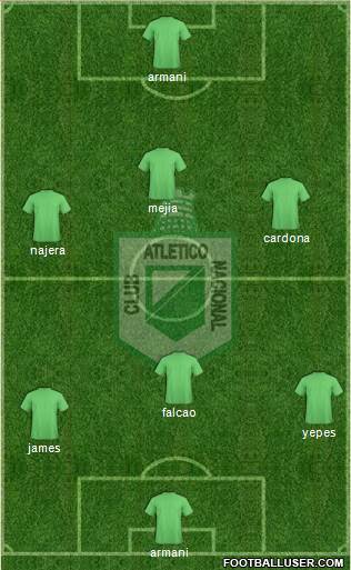 CDC Atlético Nacional Formation 2016