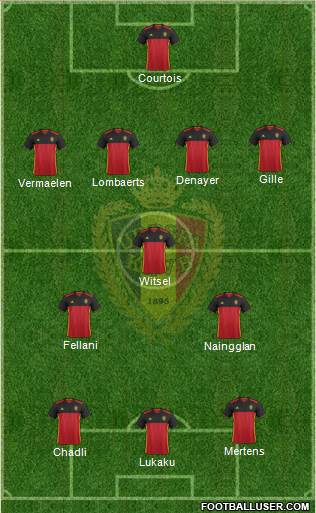 Belgium Formation 2016