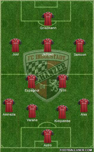 FC Ingolstadt 04 Formation 2016