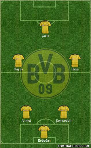 Borussia Dortmund Formation 2016