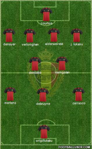 Belgium Formation 2016