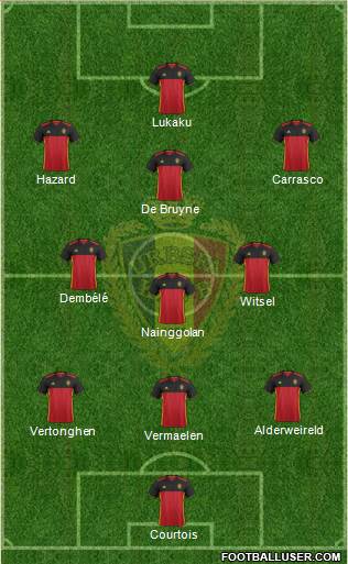Belgium Formation 2016