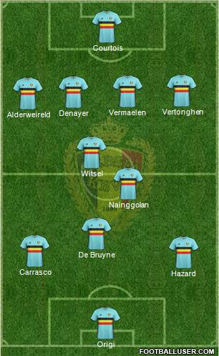 Belgium Formation 2016