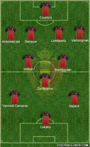 Belgium Formation 2016