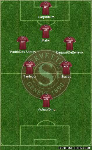 Servette de Genève Football Formation 2016