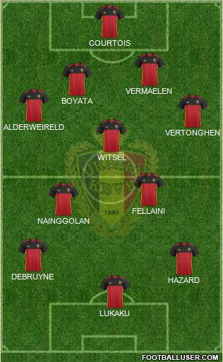 Belgium Formation 2016
