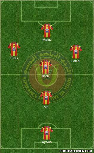 Espérance Sportive de Tunis football formation