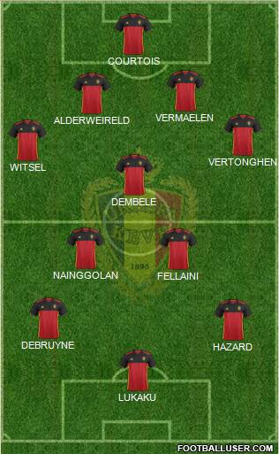 Belgium Formation 2016