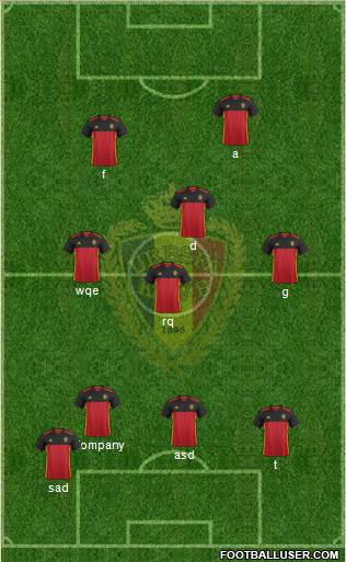 Belgium Formation 2016