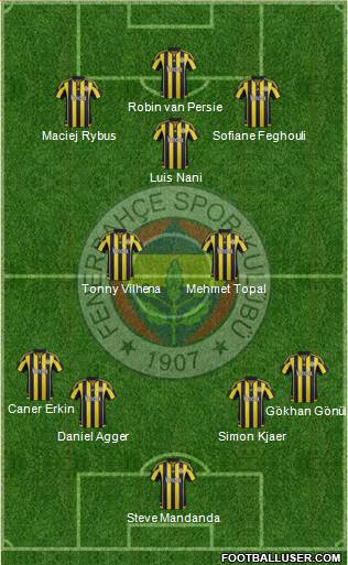 Fenerbahçe SK Formation 2016