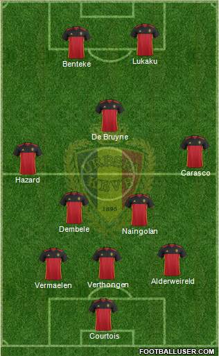 Belgium Formation 2016