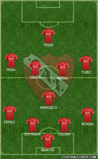 Independiente Formation 2016