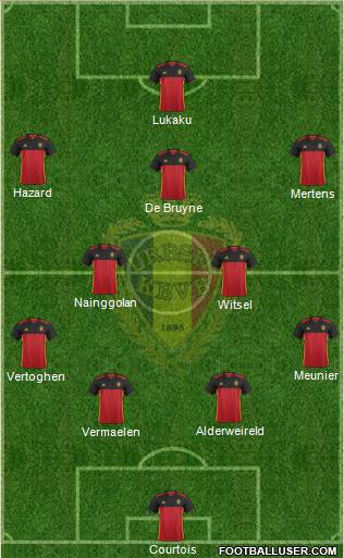 Belgium Formation 2016
