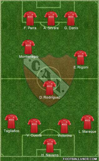 Independiente Formation 2016