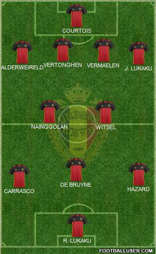 Belgium Formation 2016