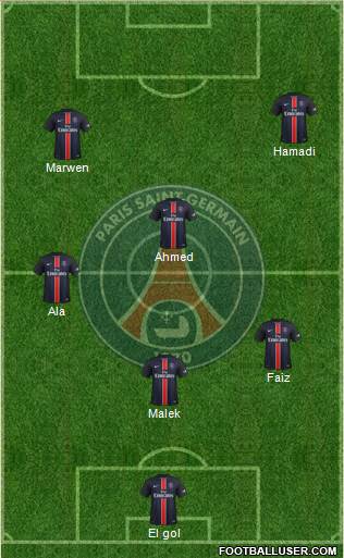 Paris Saint-Germain Formation 2016