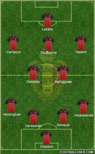 Belgium Formation 2016
