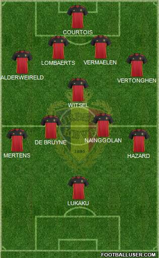 Belgium Formation 2016
