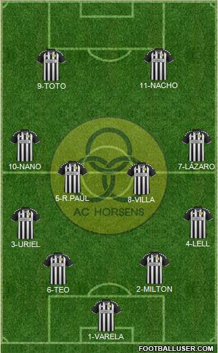 Alliance Club Horsens Formation 2016