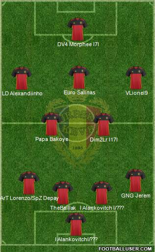 Belgium Formation 2016