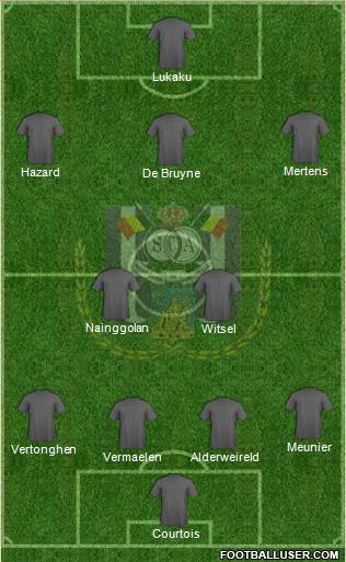 RSC Anderlecht Formation 2016