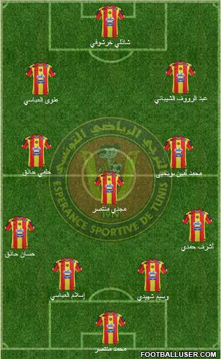 Espérance Sportive de Tunis football formation