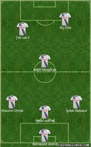 Tottenham Hotspur Formation 2016
