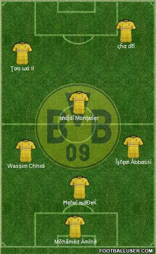 Borussia Dortmund Formation 2016